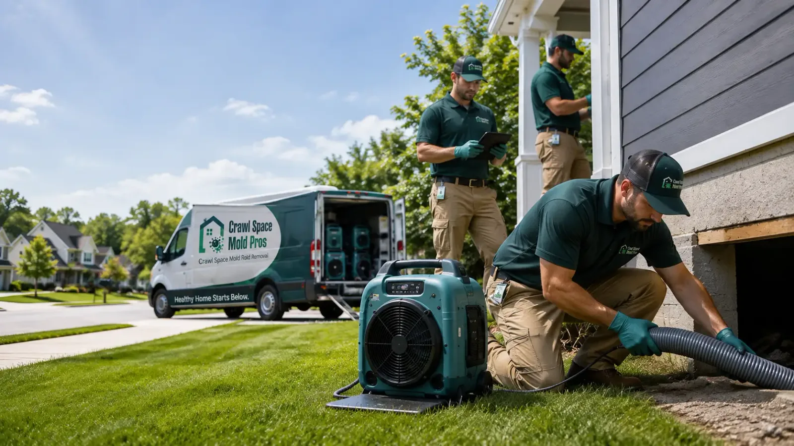 Crawl Space Mold Removal in Ocean City, MD